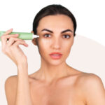 Crepey skin under the eyes before aesthetic treatment